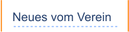 Neues vom Verein