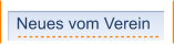 Neues vom Verein